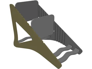 Kids Chair 3D Model preview