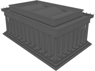 Lincoln Memorial 3D Model preview