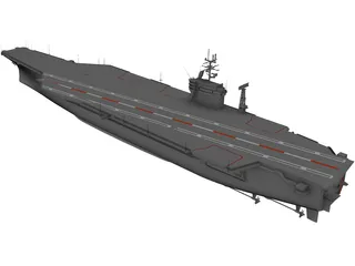 CVN-68 Nimitz 3D Model preview
