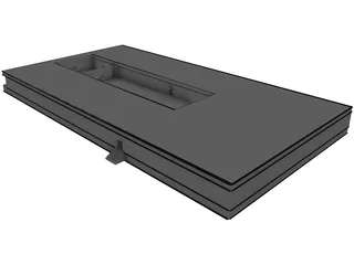 Egyptian Palace 3D Model preview