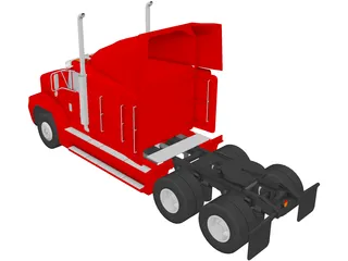 Freightliner FLD-120 3D Model preview