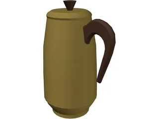 Coffee Pot 3D Model preview