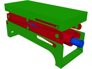Lab Scissor Jack 3D Model preview