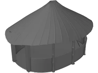 Indian Hut 3D Model preview