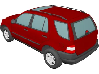 Mercedes-Benz ML 320 (1998) 3D Model preview