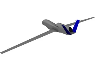 RQ-4 Global Hawk 3D Model preview