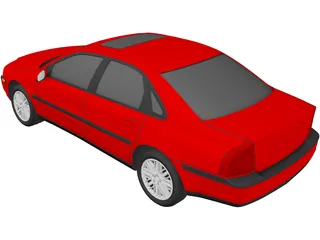 Volvo S80 (2000) 3D Model preview