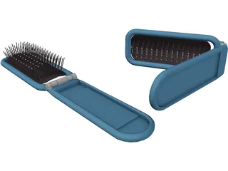 Hairbrush 3D Model preview