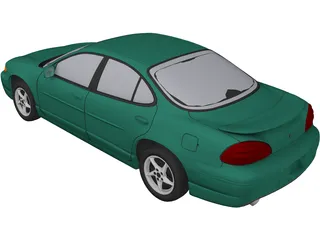 Pontiac Grand Prix GT (2000) 3D Model preview