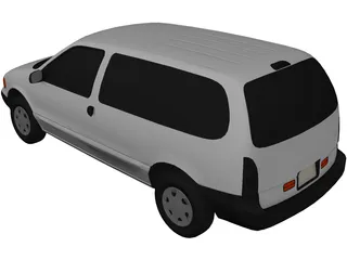 Nissan Quest (1994) 3D Model preview