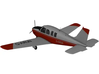 Raytheon A-36 Bonanza 3D Model preview
