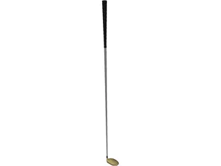 Golf Club Driver 3D Model preview