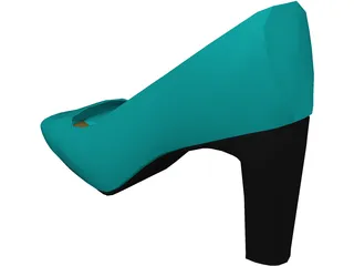 Shoe High Heel 3D Model preview