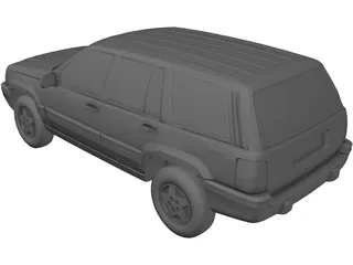 Jeep Grand Cherokee (1994) 3D Model preview