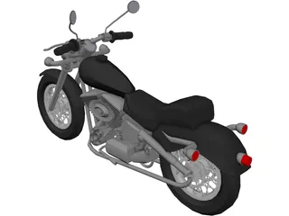 Motorcycle 3D Model preview