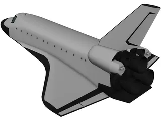 Space Shuttle 3D Model preview