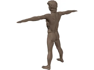 Man David 3D Model preview