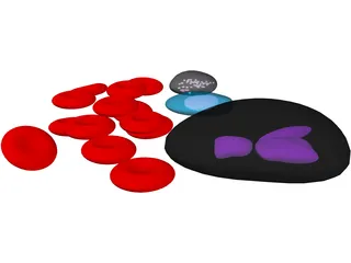 Blood Cells 3D Model preview