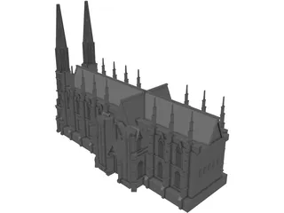 Cathedral Saint Patricks 3D Model preview
