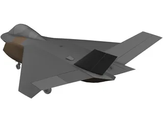 Boeing X-32 3D Model preview