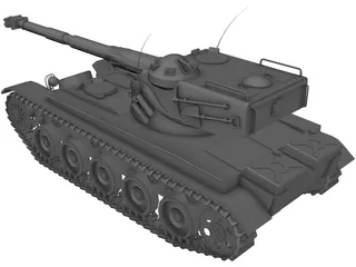 AMX 13 3D Model preview