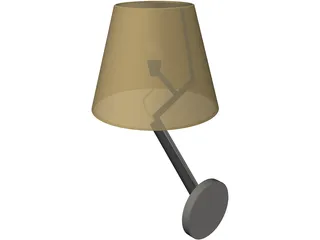 Lamp Wall 3D Model preview