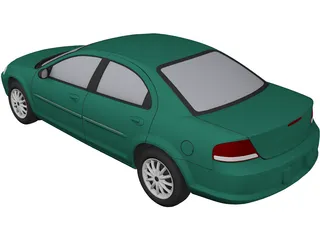 Chrysler Sebring Sedan (2001) 3D Model preview