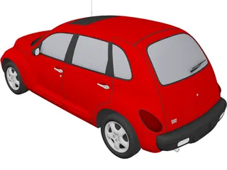 Chrysler PT Cruiser (2001) 3D Model preview