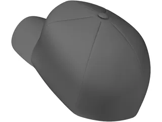 Baseball Cap 3D Model preview
