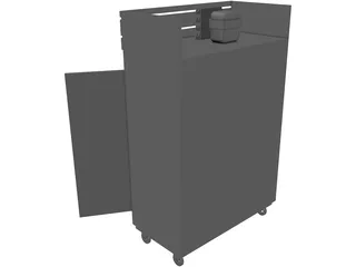 Refrigerador 3D Model preview
