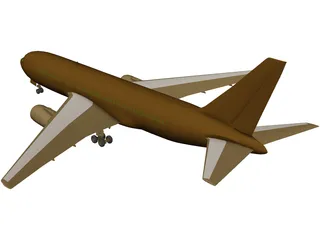 Boeing 767 3D Model preview