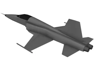 F-5E 3D Model preview