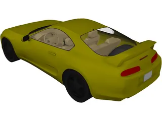 Toyota Supra (1994) 3D Model preview