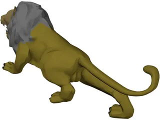 Lion 3D Model preview