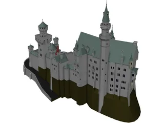 Neuschwanstein 3D Model preview