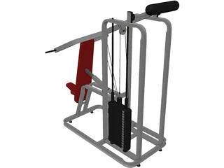 Incline Press 3D Model preview