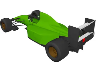 F1 Lotus-Ford 107 3D Model preview