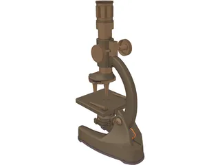 Microscope 3D Model preview