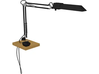 Lamp Office 3D Model preview