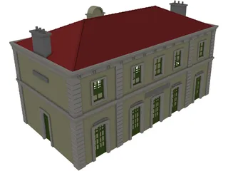 Station Saint Julien 3D Model preview