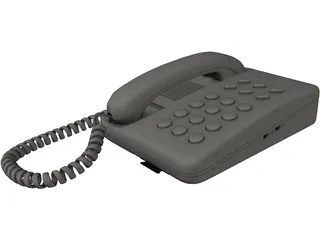 Spanish Telephone 3D Model preview