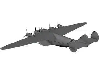 Boeing 314 Clipper 3D Model preview