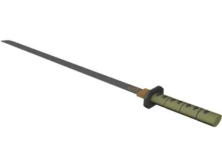 Katana 3D Model preview