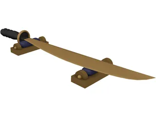 Sword Arabia 3D Model preview