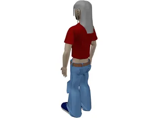 Boy 3D Model preview