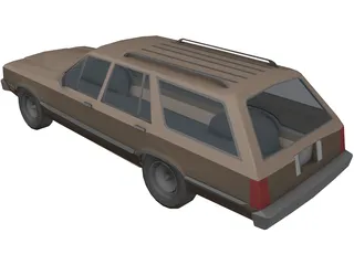 Ford Fairmont 3D Model preview