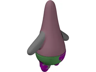 Sponge Bob Patrick Star Fish 3D Model preview