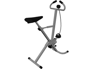 Exercise Cycle 3D Model preview
