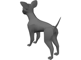 Chihuahua 3D Model preview