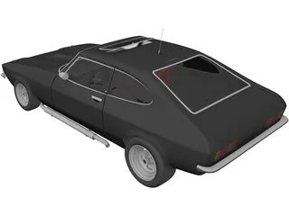 Ford Capri mk3 3D Model preview